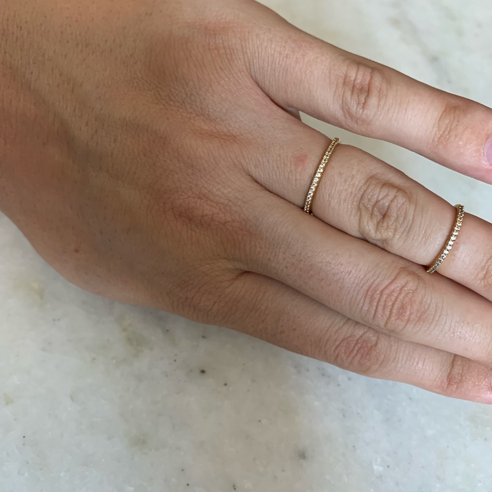 Gorjana - Shimmer Bar Ring to Midi Connector